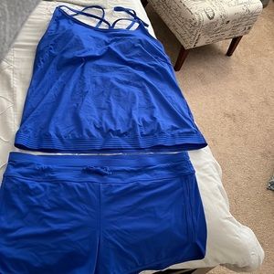 Athleta Swim Tankini and Shorts